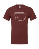S4J - Bella+Canvas Short Sleeve Tee |  Here 4 You {front}