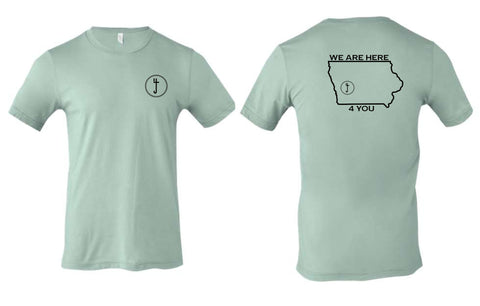 S4J - YOUTH Bella+Canvas Short Sleeve Tee | Here 4 You {2 sides}