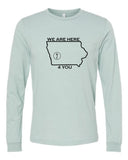 S4J - Bella+Canvas Long Sleeve Tee | Here 4 You {front}