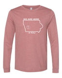 S4J - Bella+Canvas Long Sleeve Tee | Here 4 You {front}