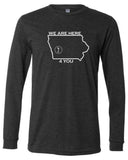 S4J -Toddler Bella+Canvas Long Sleeve Tee | Here 4 You {front}