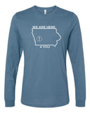 S4J - Bella+Canvas Long Sleeve Tee | Here 4 You {front}