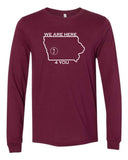 S4J - Bella+Canvas Long Sleeve Tee | Here 4 You {front}