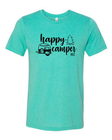 Hidden Lakes Campground-Happy Camper-Short Sleeve Tee