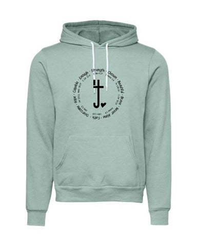 S4J - BELLA + CANVAS - Unisex Sponge Fleece Hoodie | 4J♥