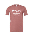 S4J - YOUTH Bella+Canvas Short Sleeve Tee | 3 Horses