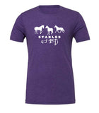 S4J - Bella+Canvas Short Sleeve Tee | 3 Horses