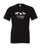 S4J - Toddler Bella+Canvas Short Sleeve Tee | 3 Horses