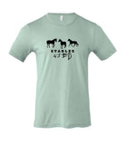 S4J - YOUTH Bella+Canvas Short Sleeve Tee | 3 Horses