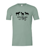 S4J - Bella+Canvas Short Sleeve Tee | 3 Horses