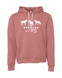 S4J - BELLA + CANVAS - Unisex Sponge Fleece Hoodie | 3 Horses