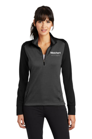 W. Realtors - Nike Ladies Dri-FIT 1/2-Zip Cover-Up (Embroidered)