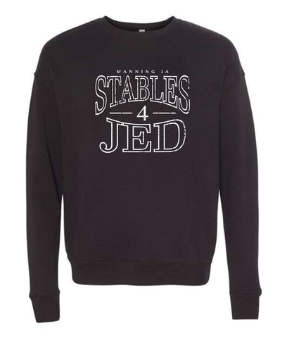 S4J - Bella+Canvas Unisex Sponge Fleece Drop Shoulder Crewneck Sweatshirt | Stables 4 Jed