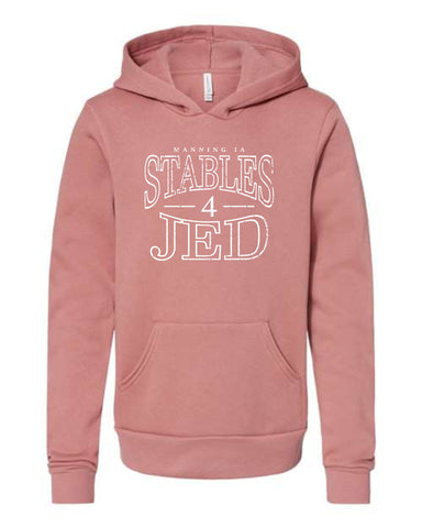 S4J - BELLA + CANVAS - Youth Unisex Sponge Fleece Hoodie | Stables 4 Jed