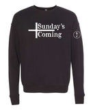 S4J - Bella+Canvas Unisex Sponge Fleece Drop Shoulder Crewneck Sweatshirt | Sunday's Coming