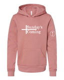 S4J - BELLA + CANVAS - Youth Unisex Sponge Fleece Hoodie | Sunday's Coming