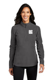 LLF - Eddie Bauer® Ladies 1/2-Zip Microfleece Jacket