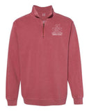 Little Hawks Childcare Center - Garment-Dyed Quarter Zip Sweatshirt