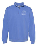 Little Hawks Childcare Center - Garment-Dyed Quarter Zip Sweatshirt