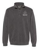 Little Hawks Childcare Center - Garment-Dyed Quarter Zip Sweatshirt