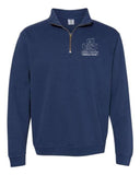 Little Hawks Childcare Center - Garment-Dyed Quarter Zip Sweatshirt