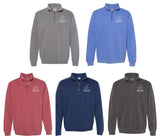Little Hawks Childcare Center - Garment-Dyed Quarter Zip Sweatshirt